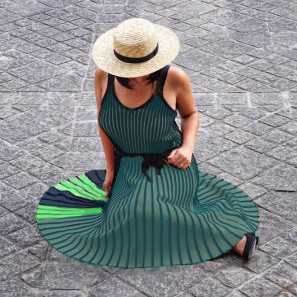 Beautiful Women's Haute Rogue Multi-Coloured Knit Dress